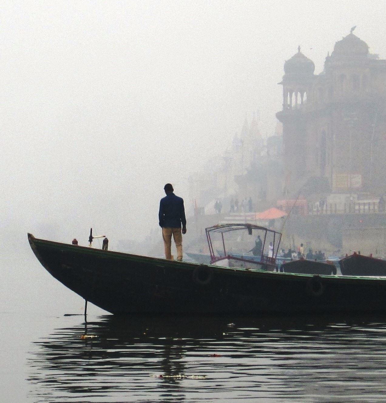 Misty Morning in Varanasi, India